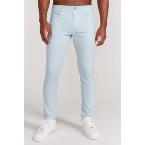 NWT Redvanly Kent Trousers Pull On Pant Mens Size S Breeze Blue Golf Performance